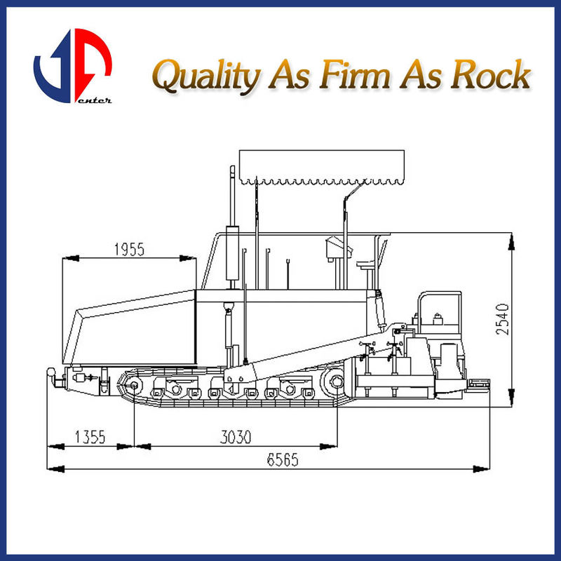 JAP70B アスファルトパバー 土壌 安定化セメントと石灰基材またはアスファルトコンクリート