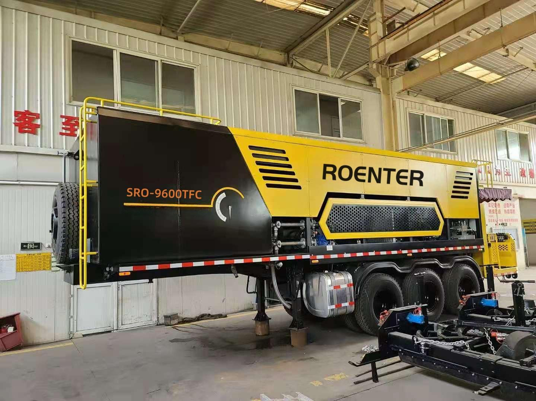 SRO-9600TFC トレーラー型 インテリジェント マイクロ 表面舗装機,アスファルト道路整備用スラリーシール舗装機