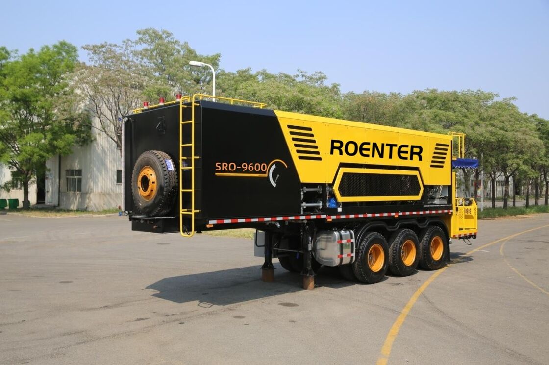 SRO-9600TFC トレーラー型 インテリジェント マイクロ 表面舗装機,アスファルト道路整備用スラリーシール舗装機